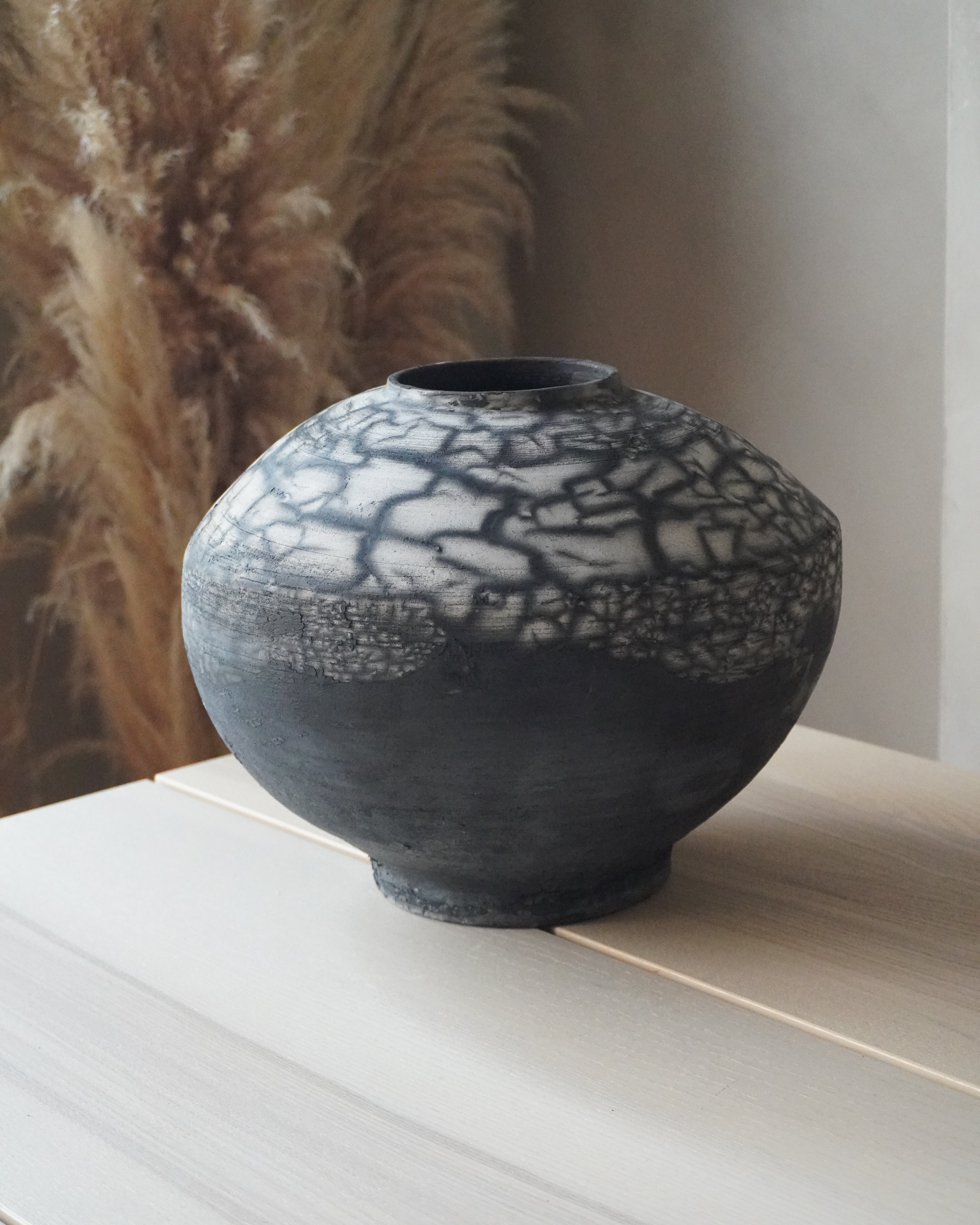 Naked Raku Large Vase No.1